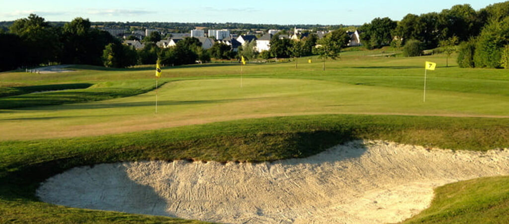 Vue du parcours Pitch & Putt du Golf de Saint-Lô